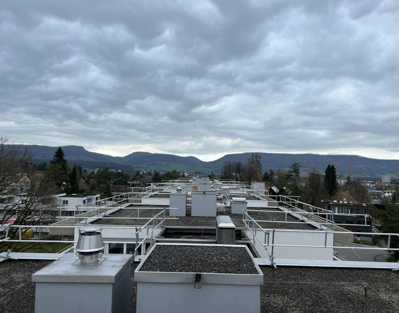 Dachschutz für PV-Arbeiten
